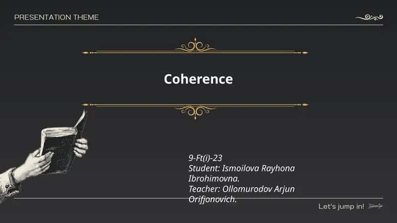 Coherence 1
