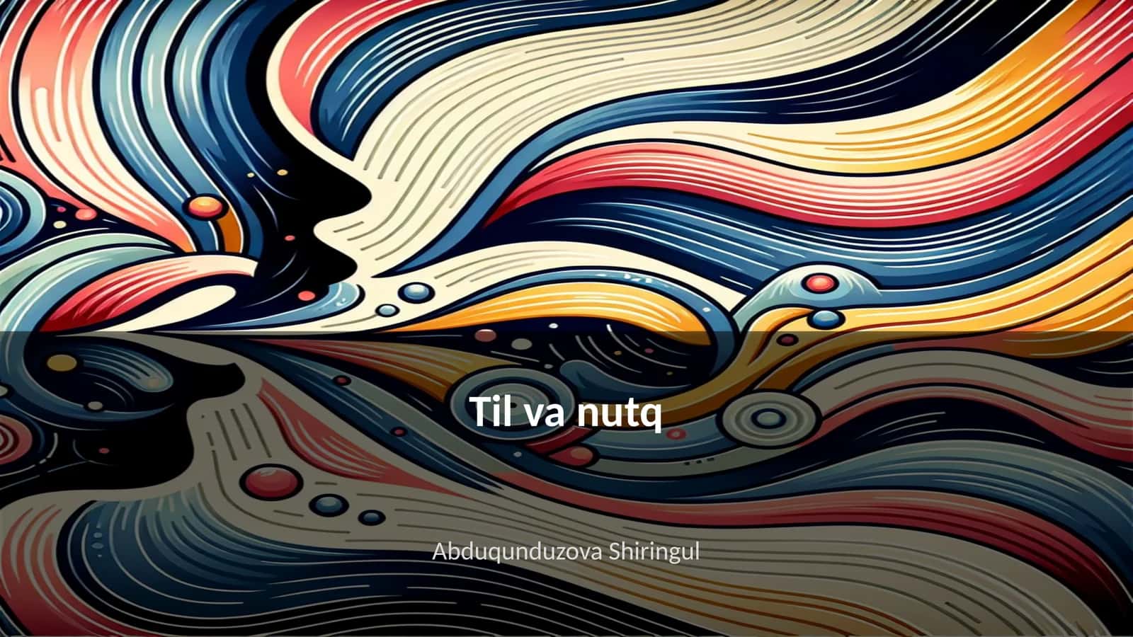 Til va nutq 1