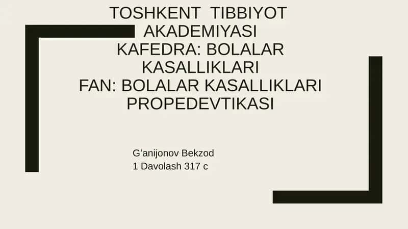 Infeksion kasalliklar propeyevtikasi 1