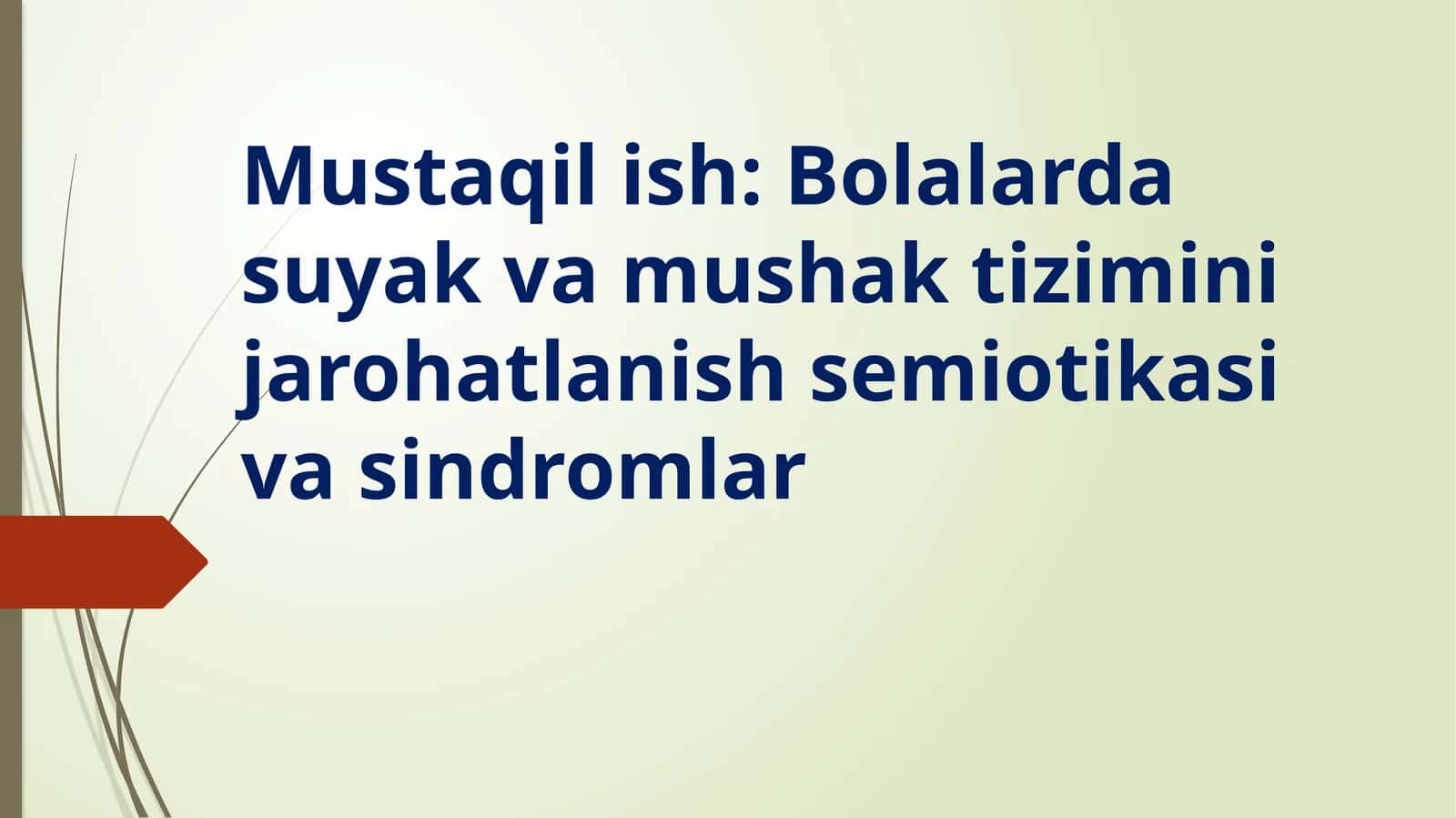 SUYAK VA BO`G`IM TIZIMI ZARARLANISH SEMIOTIKASI 1