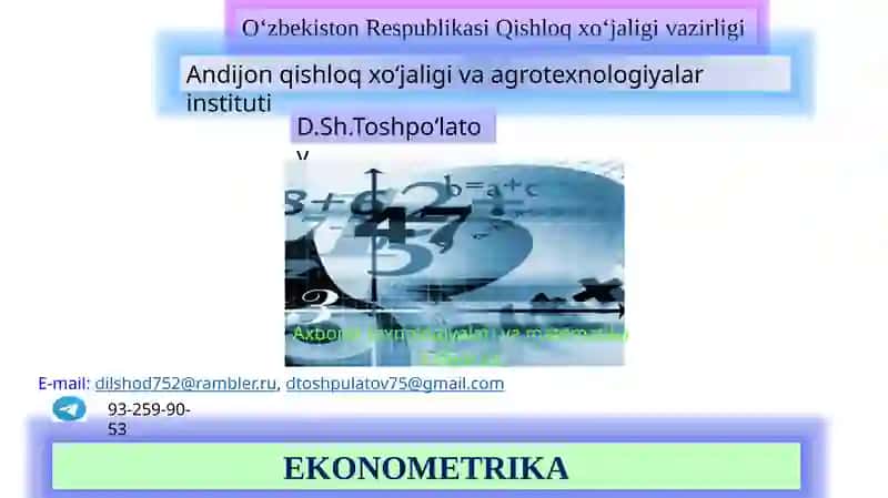 Vaqtli qatorlar