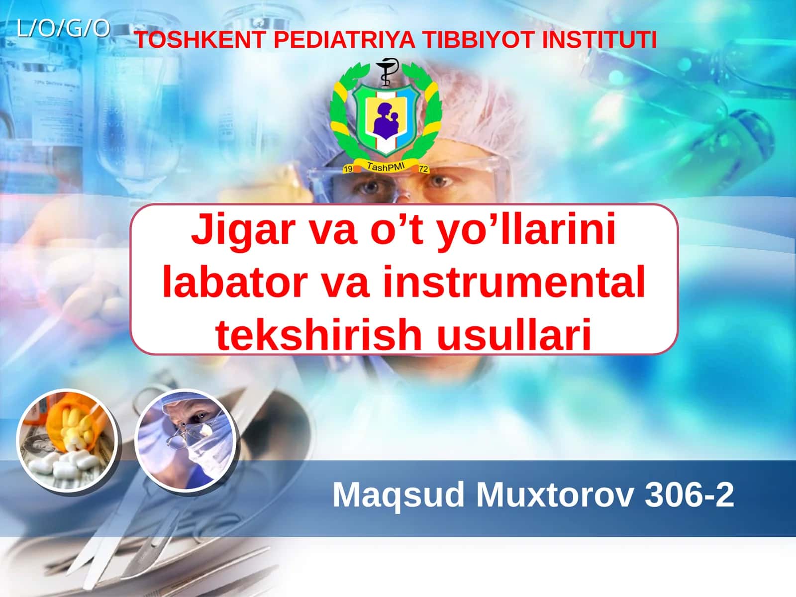 Jigar va o’t yo’llarini labarator va instrumental tekshirish usullari 1