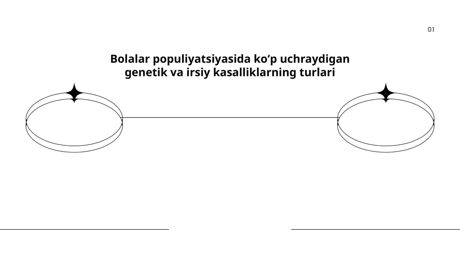 Bolalar populiyatsiyasida koʻp uchraydigan genetik va irsiy kasalliklarning turlari 1