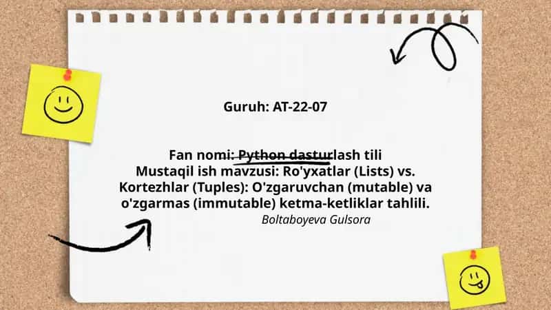 Python dasturlash tili 1