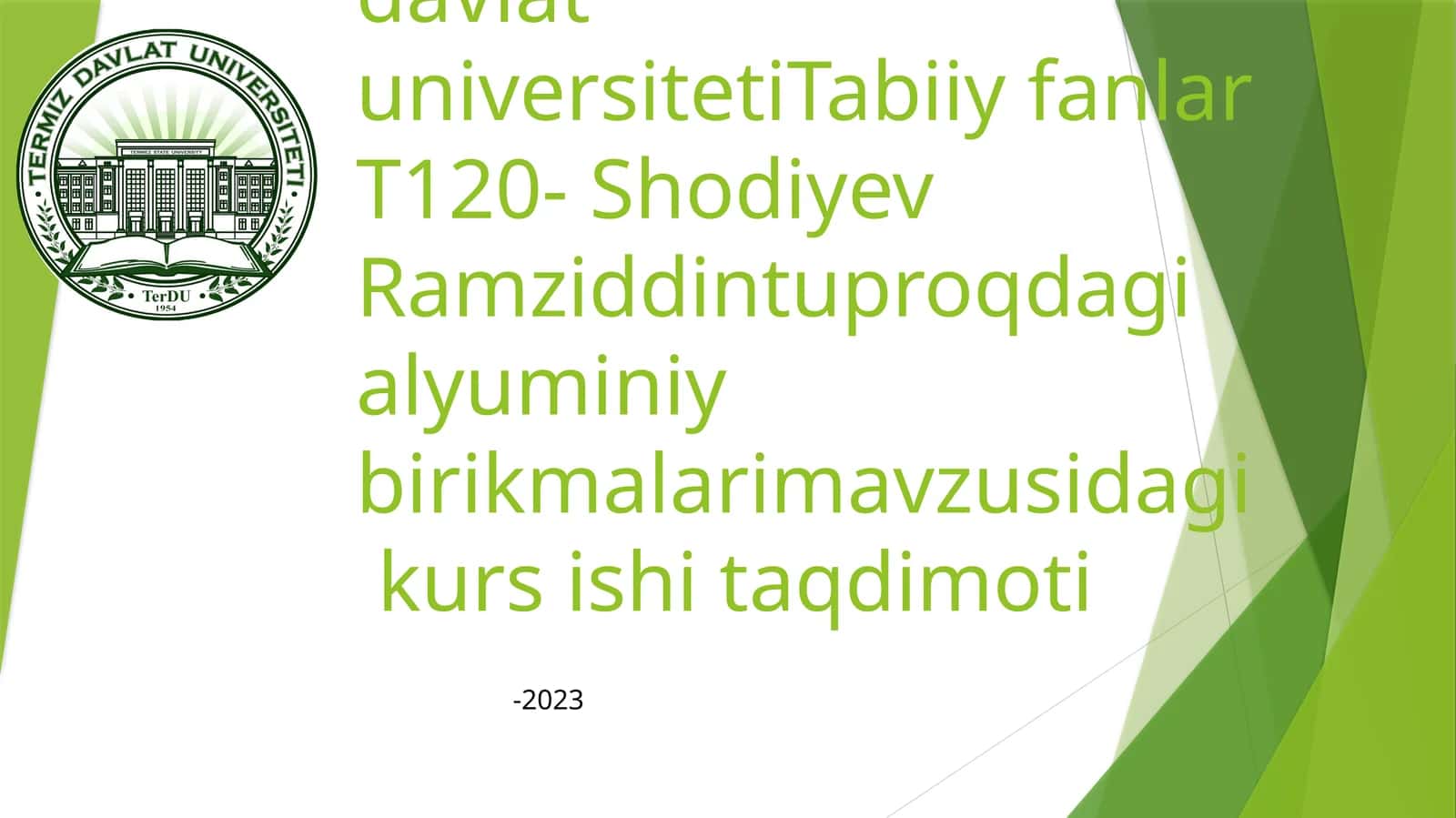Tuproqdagi ishqoriy va ishqoriy yer metallarining birikmalari 1
