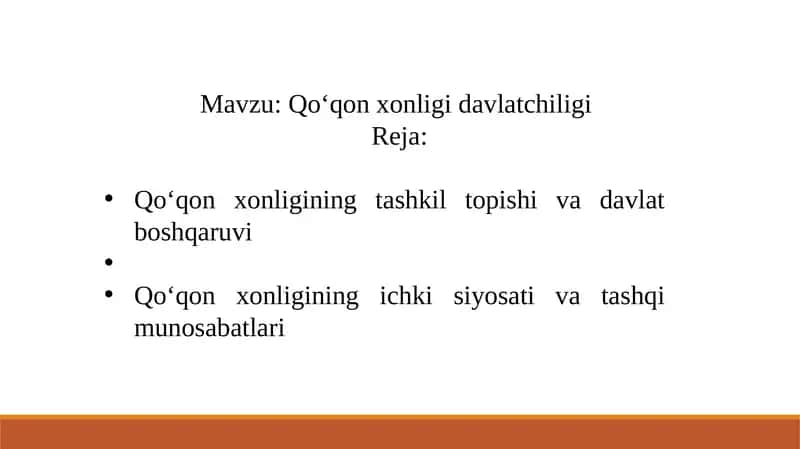 Qo‘qonxonligidavlatchiligi 1
