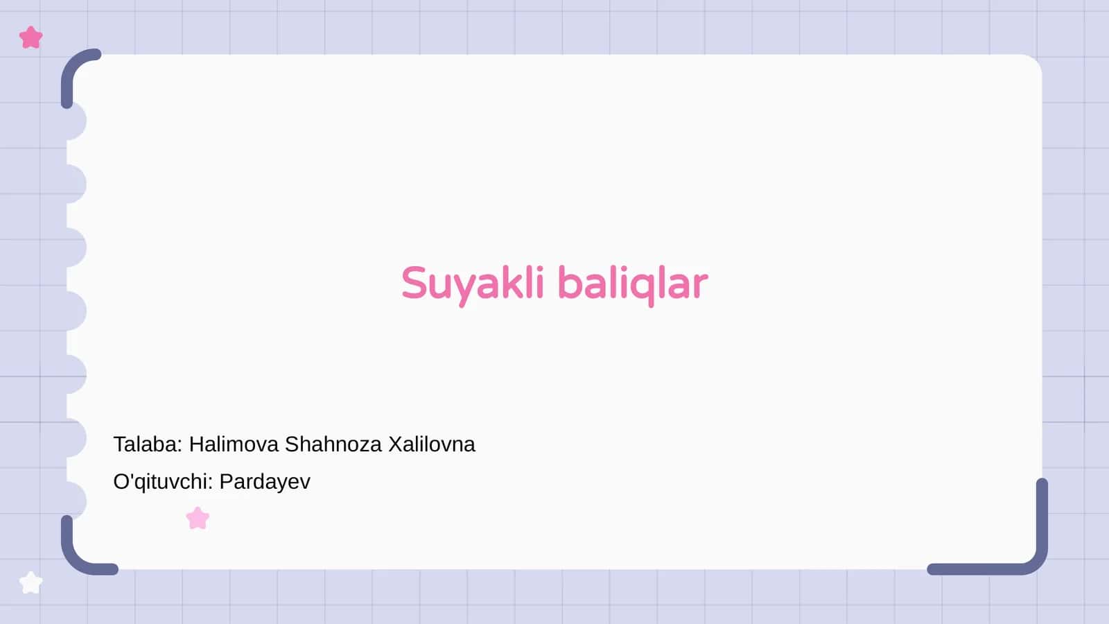 Suyakli baliqlar 1