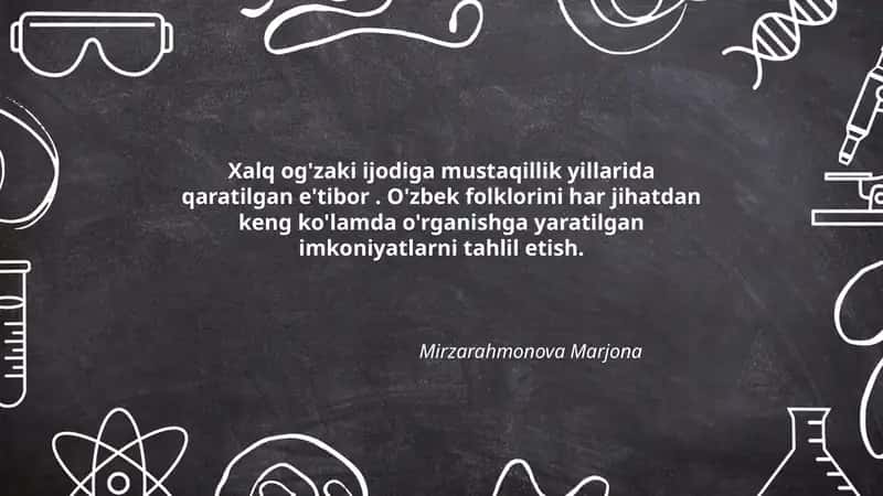 Xalq og'zaki ijodiga mustaqillik yillarida qaratilgan e'tibor 1