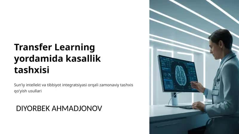 Transfer Learning yordamida kasallik tashxisi 1