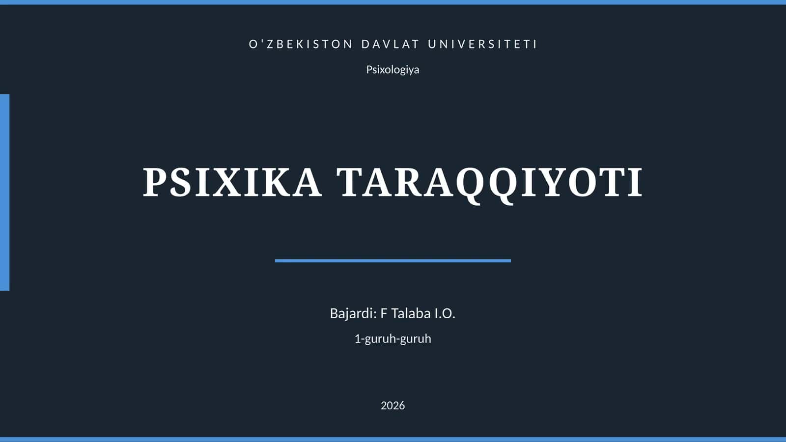 PSIXIKA TARAQQIYOTI 1