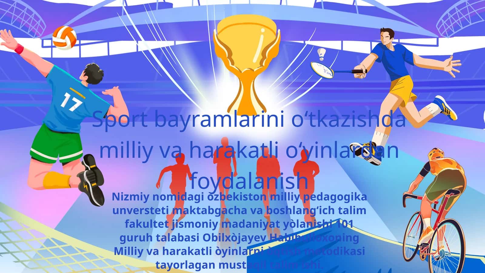 Sport bayramlarini o‘tkazishda milliy va harakatli o‘yinlardan foydalanish 1