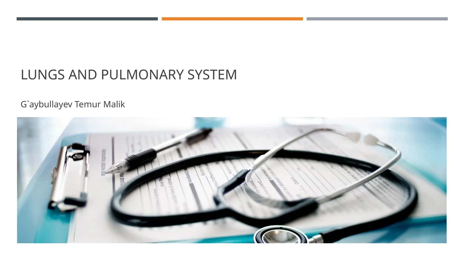 Lungs and pulmonary system 1