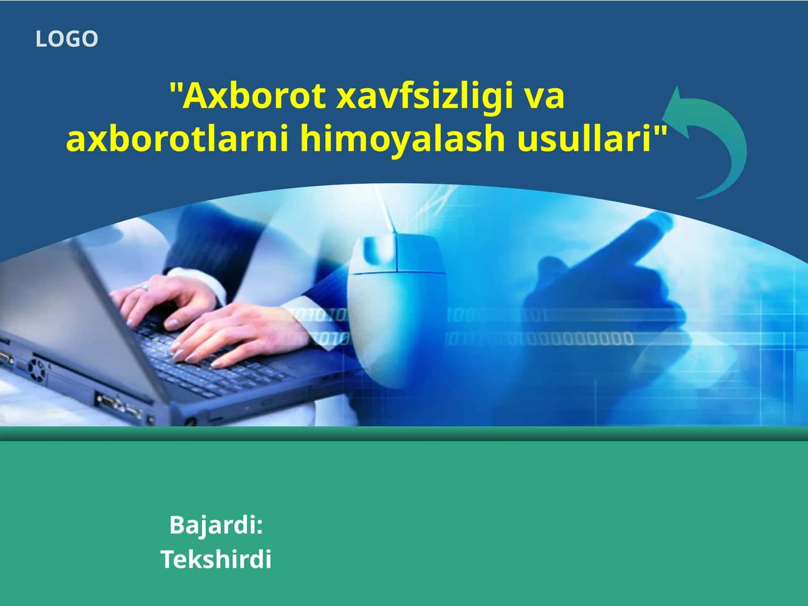 Axborot xavfsizligi va axborotlarni himoyalash usullari 1