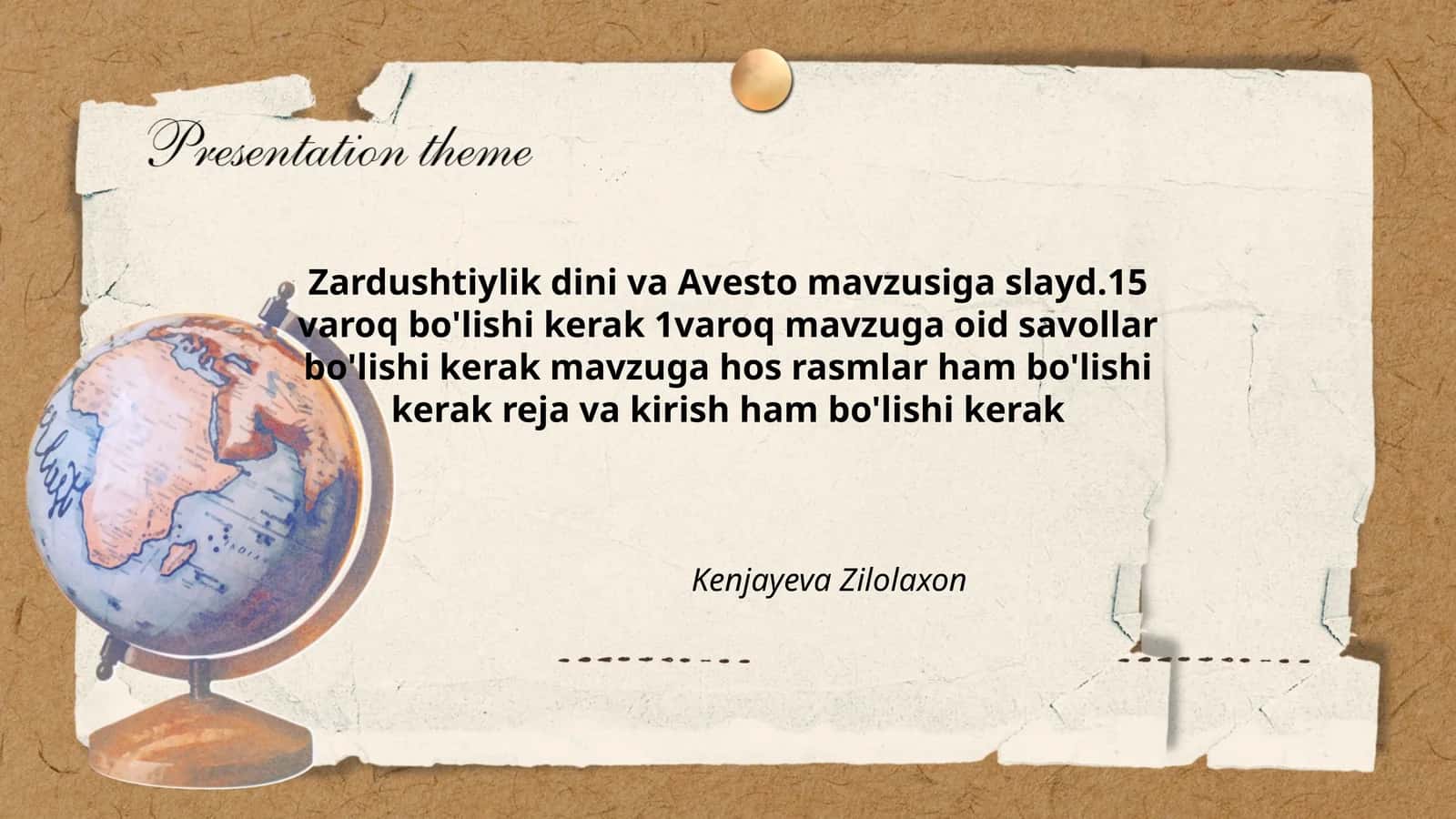 Zardushtiylik dini va Avesto 1