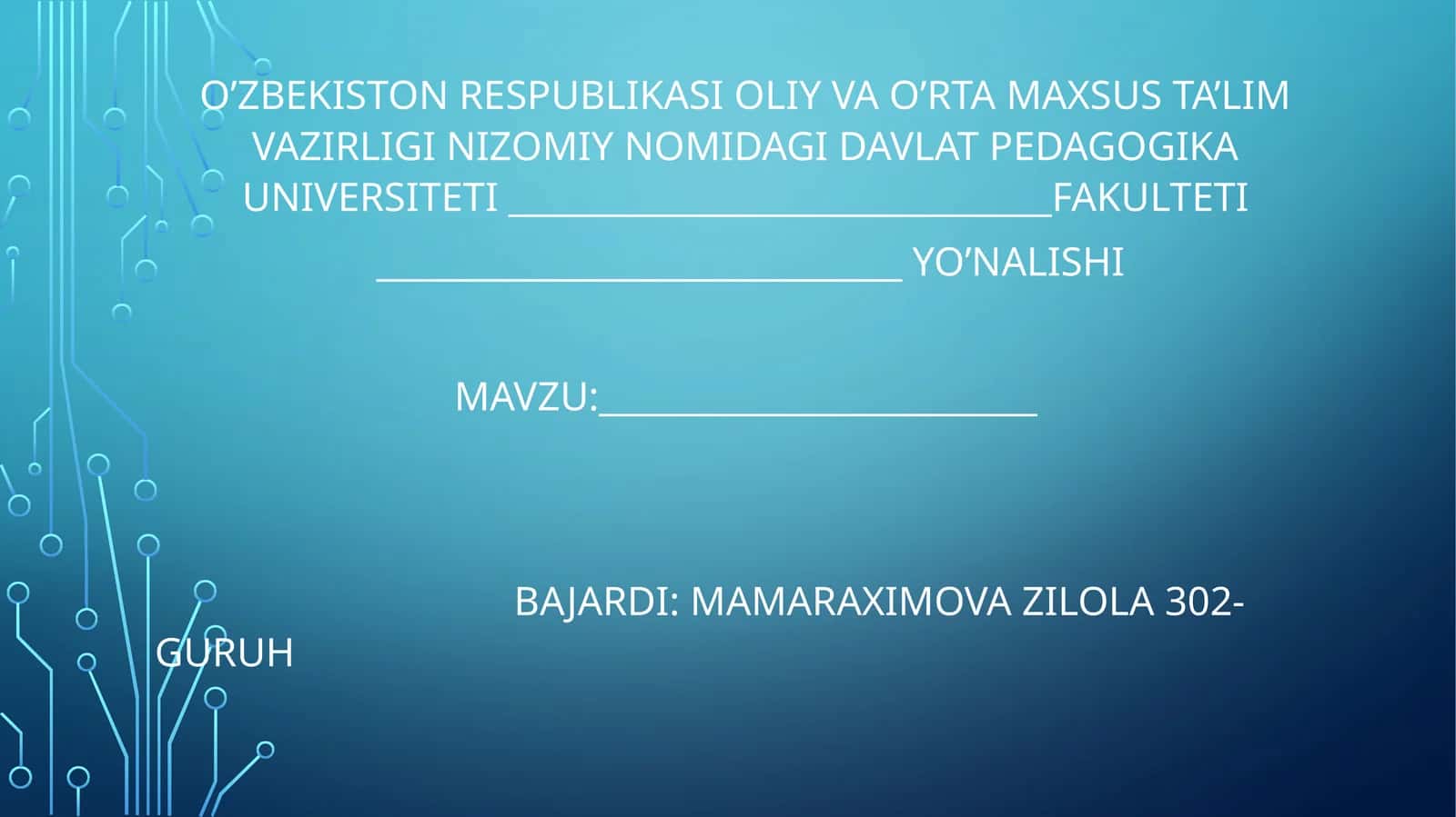 Dislaliya nutqining buzilishining rivojlanishi 1