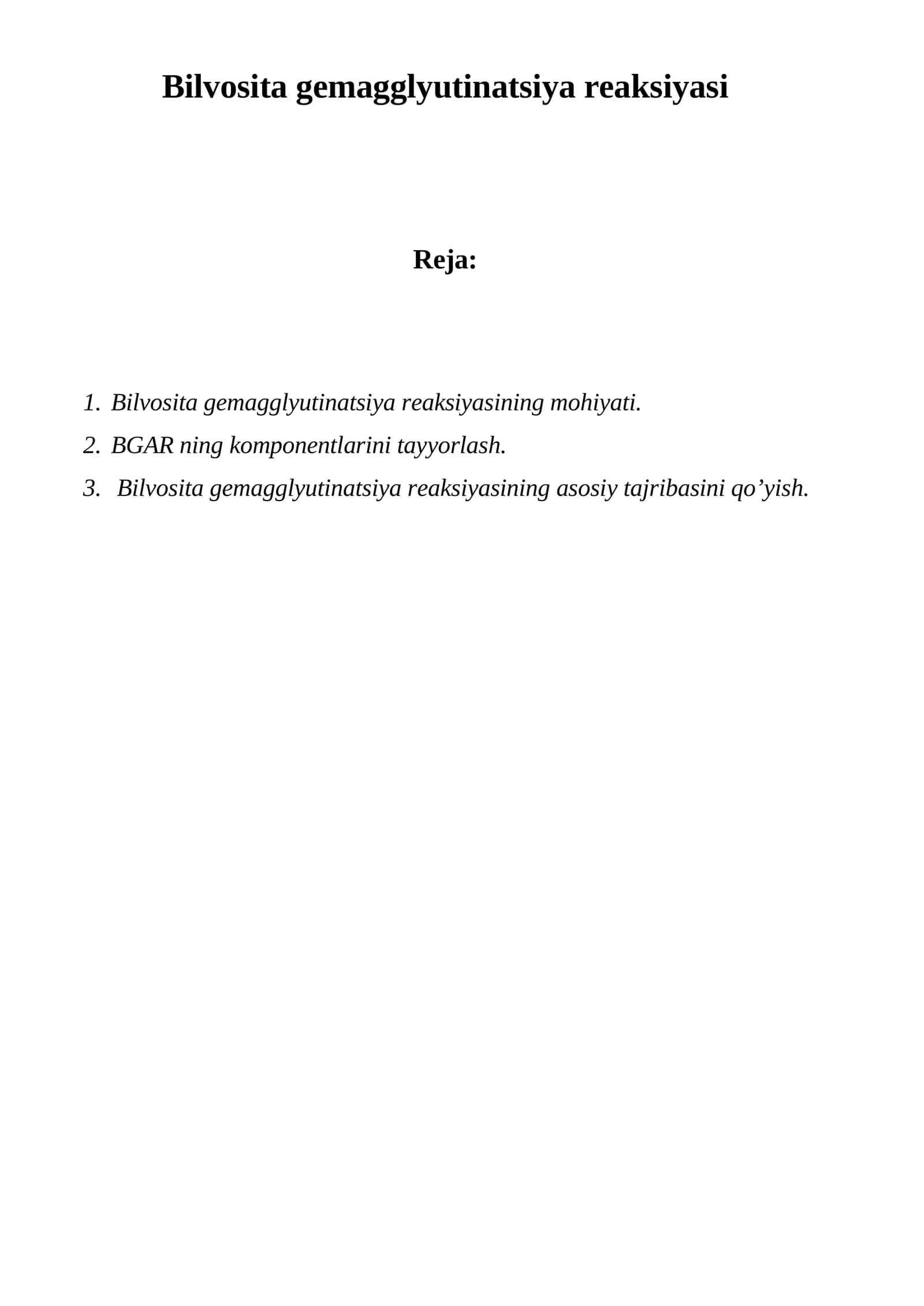 Bilvosita gemagglyutinatsiya reaksiyasi 1
