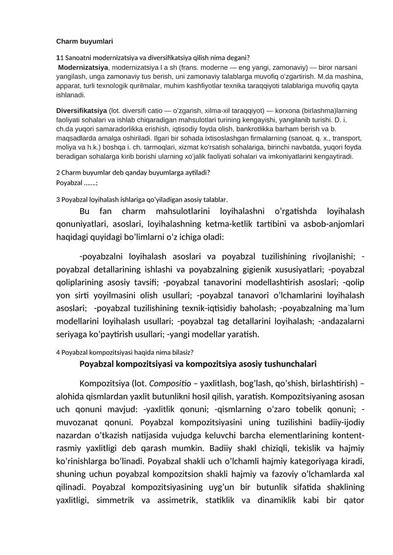 Charm buyumlari 1