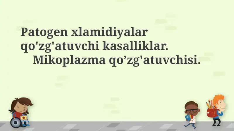 Xlamidiya va Mikoplazma Infektsiyalari 1