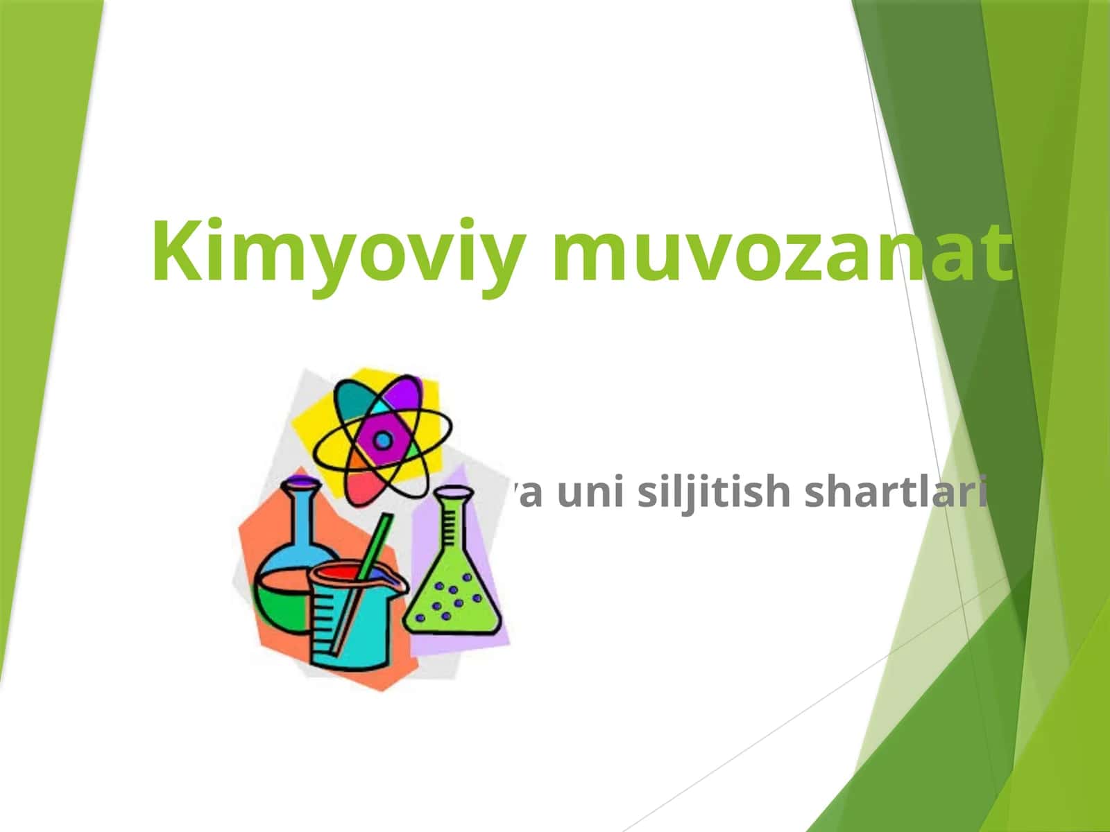 Kimyoviymuvozanat 1