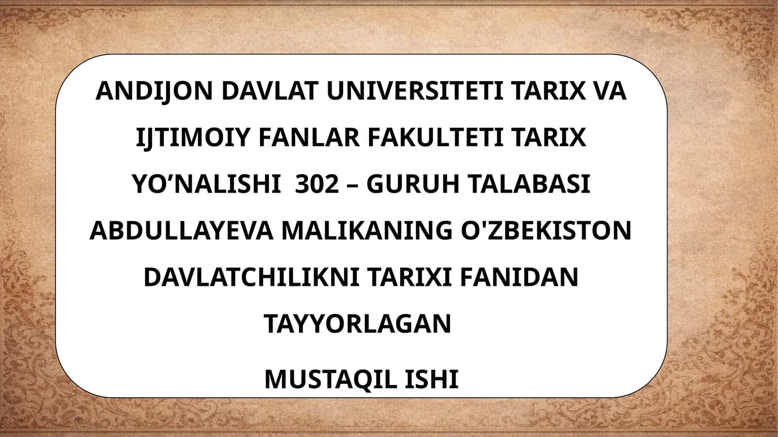 Qo‘qon xonligining siyosiy tarixi 1