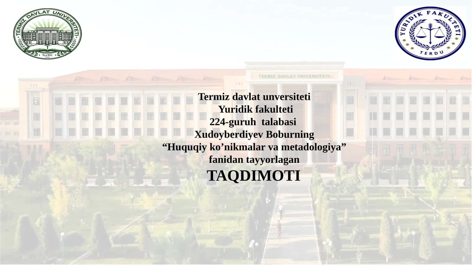 Taym-menejment:Oʻqish va ishda vaqtni samarali boshqarish usullari 1