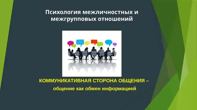 Психология межличностных и межгрупповых отношений 1
