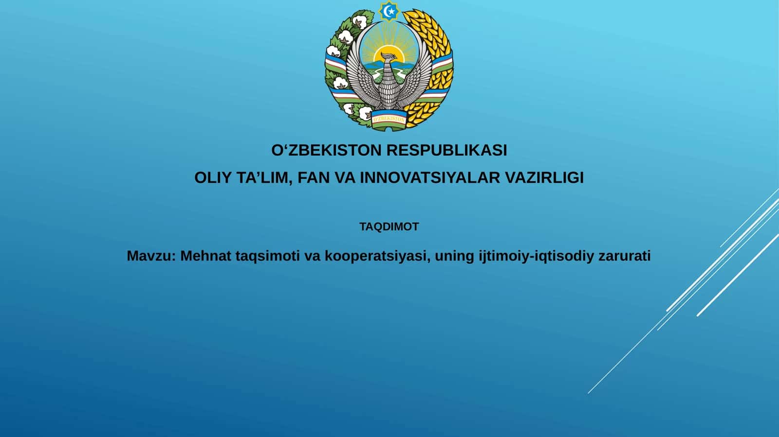 Mehnattaqsimotivakooperatsiyasi 1