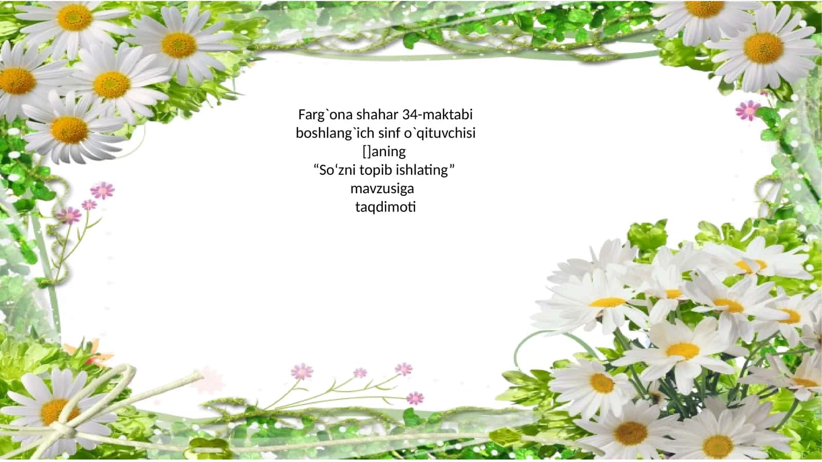 So‘zni topib ishlating 1