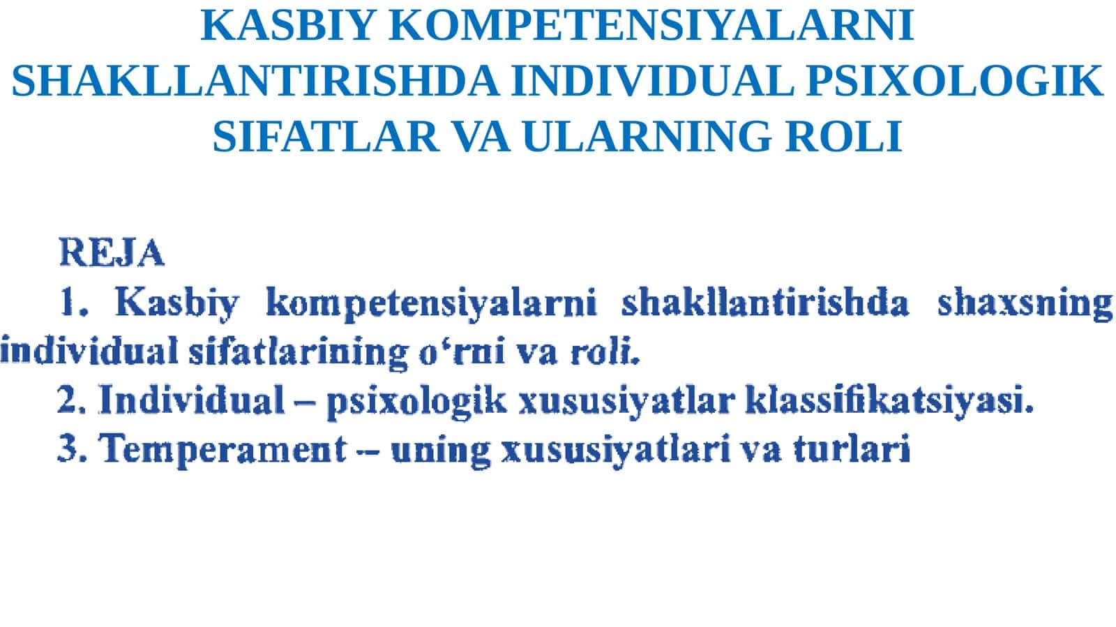 Kasbiy Kompetensiyalarni Shakllantirishda Individual Psixologik Sifatlar va Ularning Roli 1
