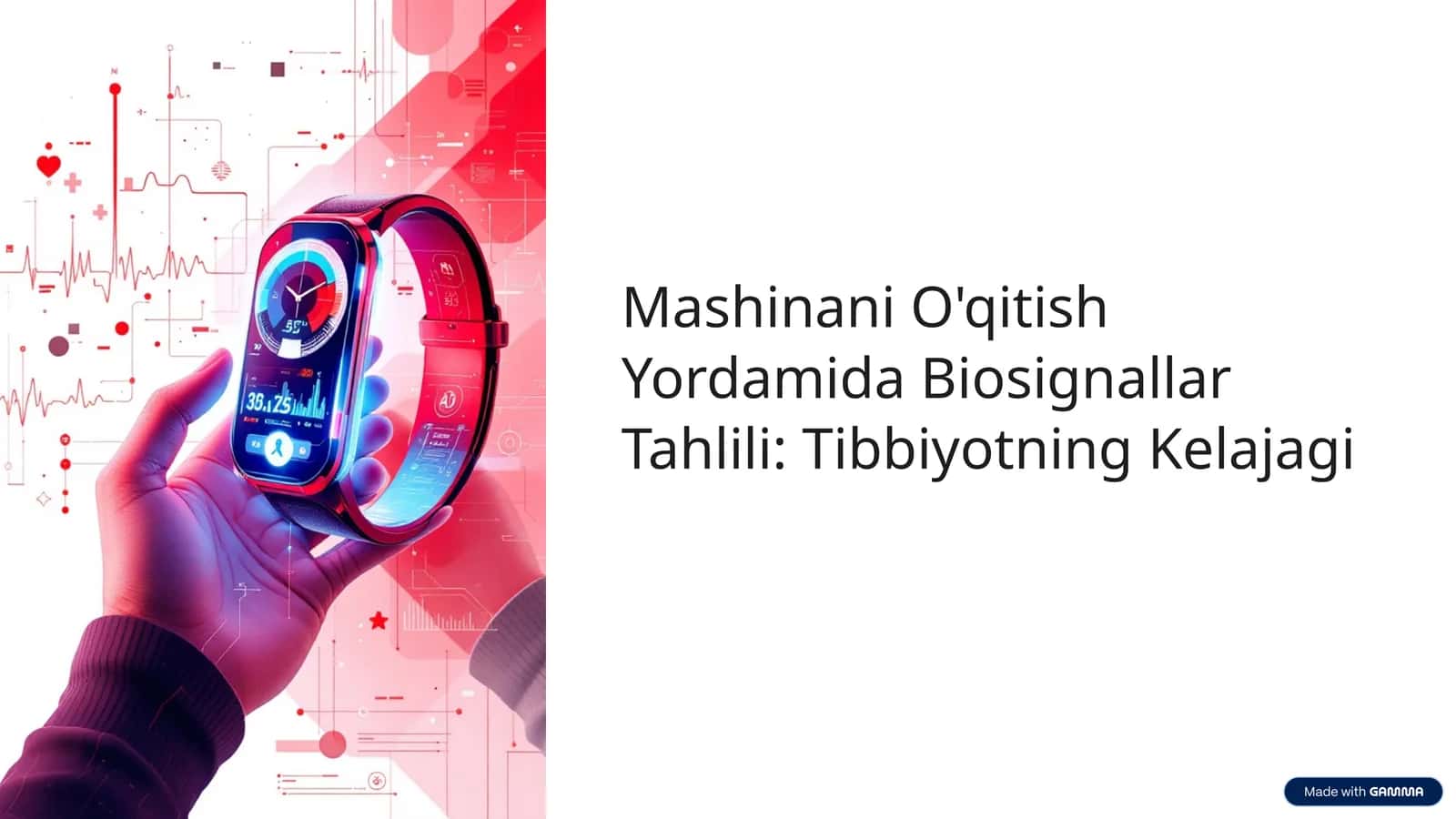 Mashinani O'qitish Yordamida Biosignallar Tahlili: Tibbiyotning Kelajagi 1