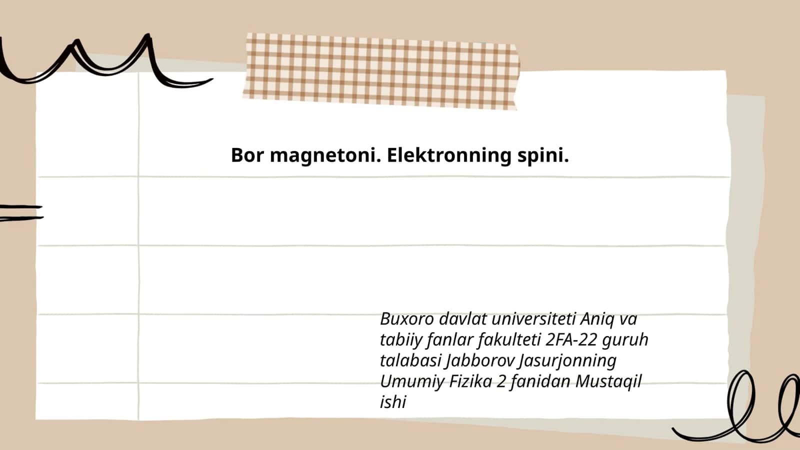 Bor magnetoni 1