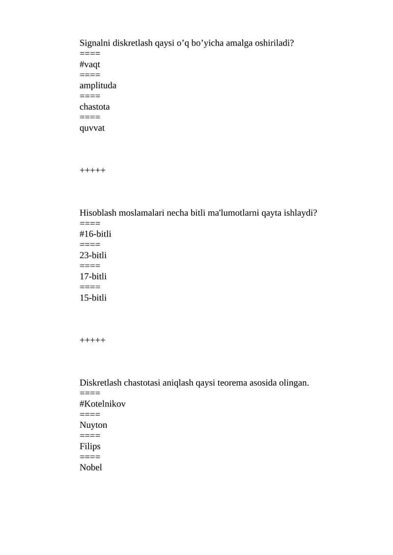 Diskret holda svyortkaning ikki turi 1