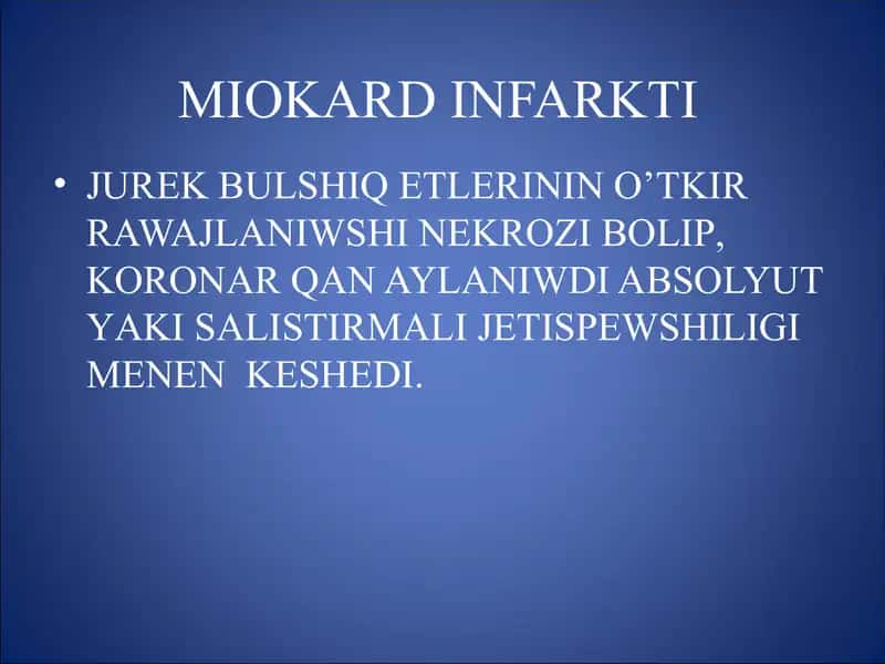 MIOKARD INFARKTI 1