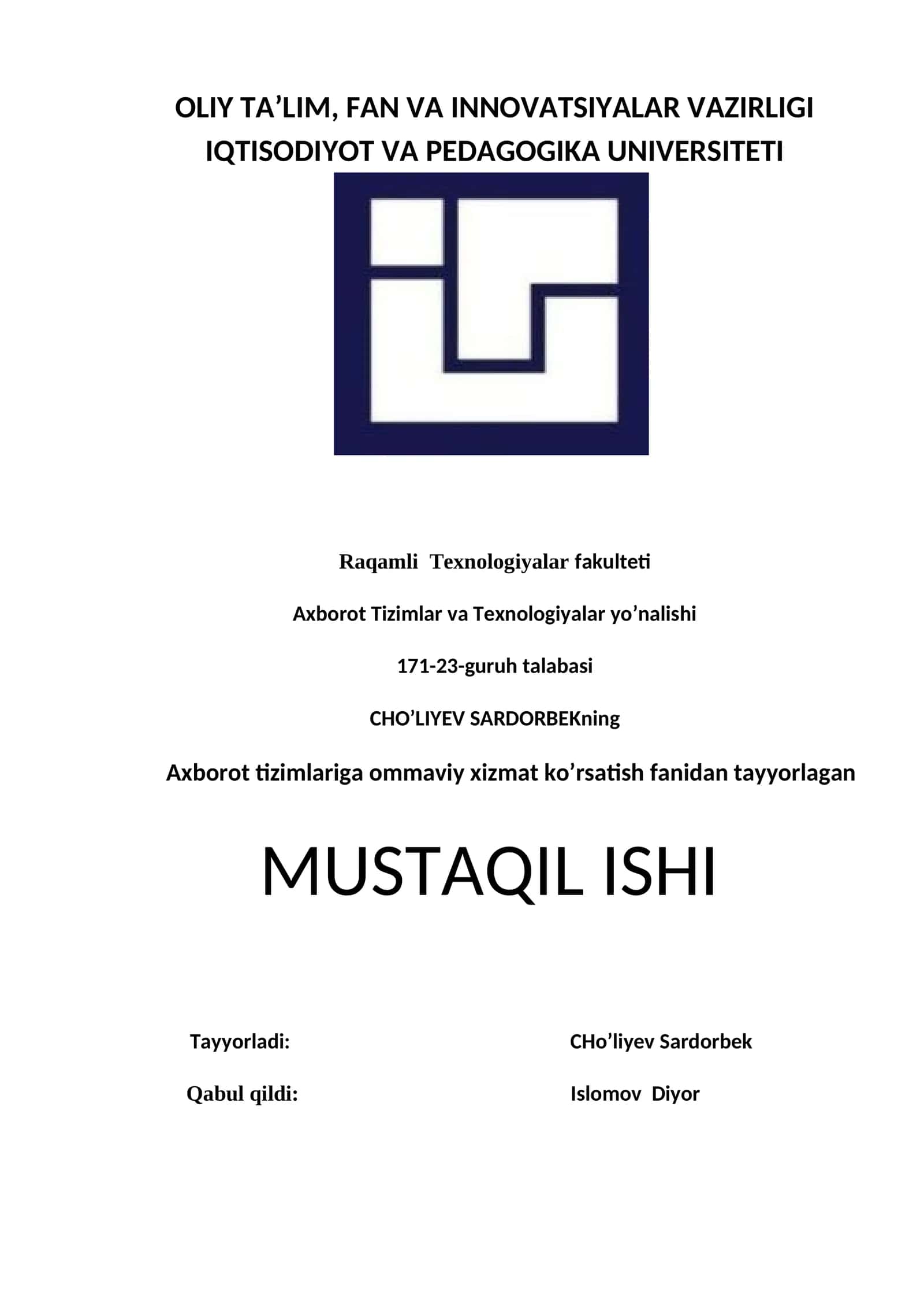 Raqamli Texnologiyalar fakulteti 1