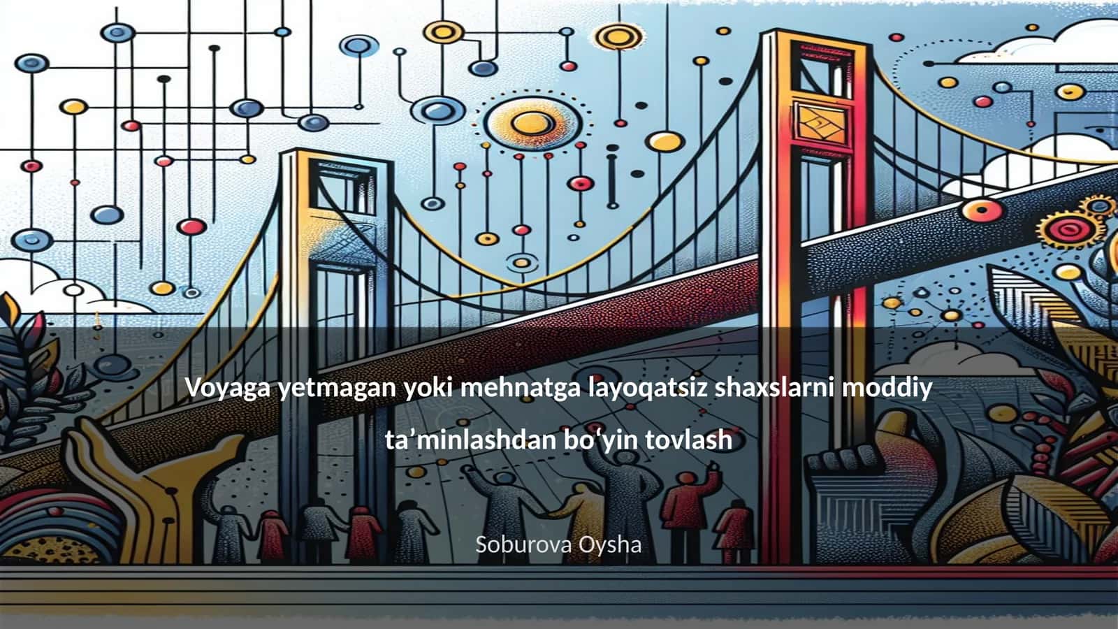 Voyaga yetmagan yoki mehnatga layoqatsiz shaxslarni moddiy taʼminlashdan boʻyin tovlash 1