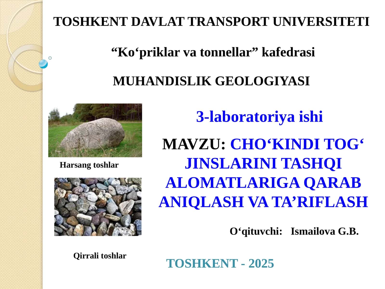 MUHANDISLIK GEOLOGIYASI 1