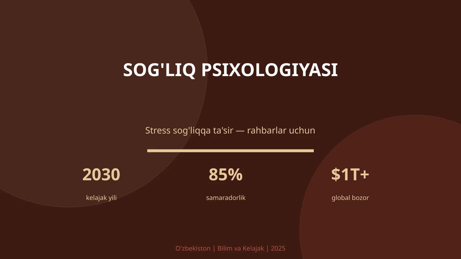 SOG'LIQ PSIXOLOGIYASI 1