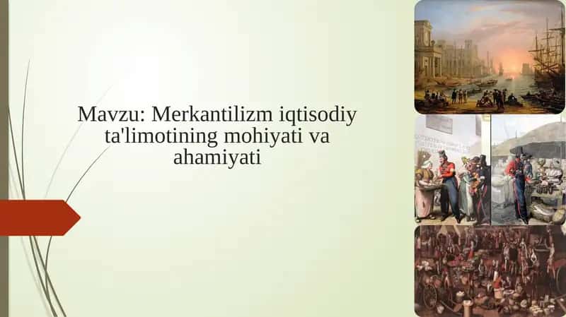 Merkantilizm 1