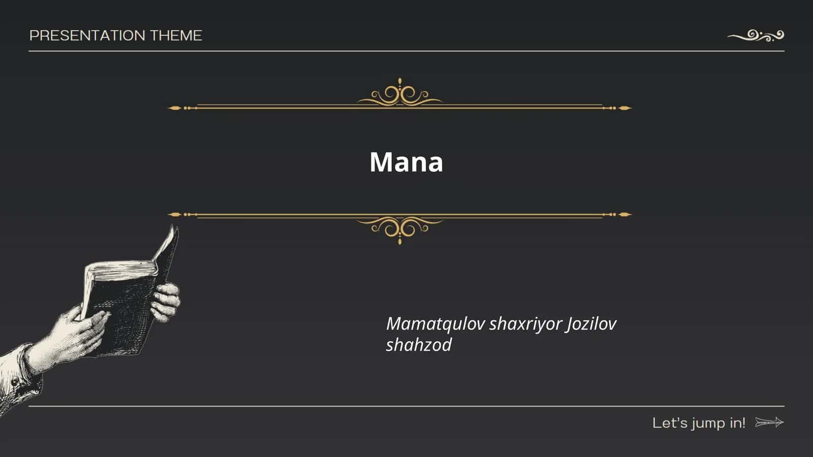 "Mana" so'zining leksik-ma'nosi va asosiy funksiyalari 1