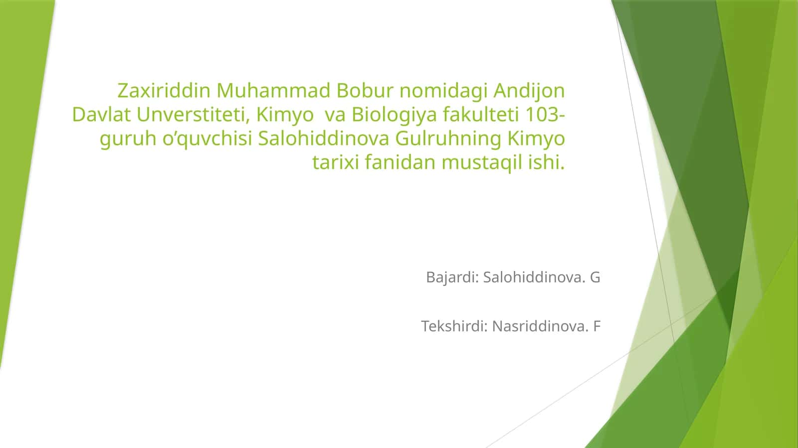 D.I.Mendeleyev haqida qisqacha malumot 1