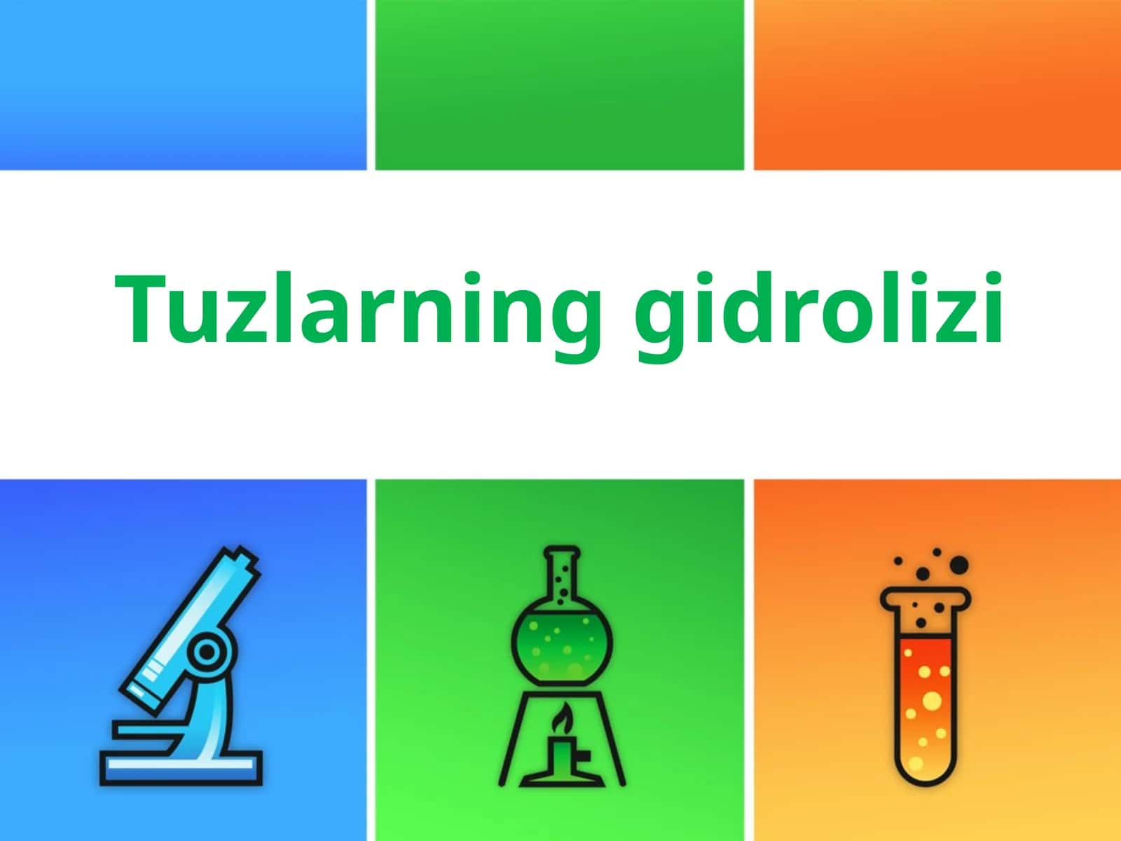 Tuzlarning gidrolizi 1