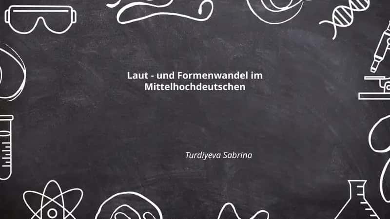 Laut - und Formenwandel im Mittelhochdeutschen 1