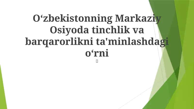 Oʻzbekistonning geosiyosiy ahamiyati 1