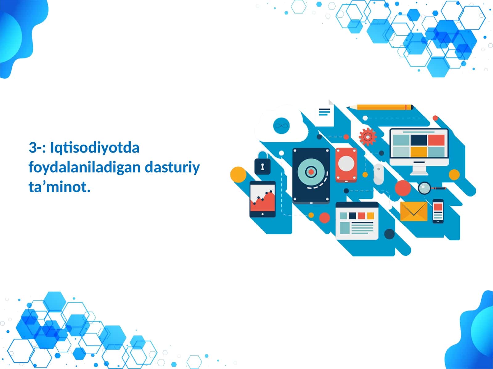 Iqtisodiyotda foydalaniladigan dasturiy ta’minot 1