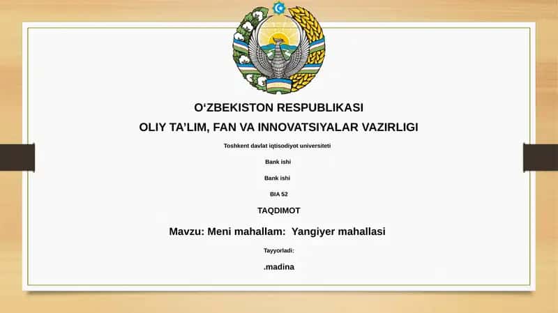 Yangiyer mahallasi: Tarix va bugun 1