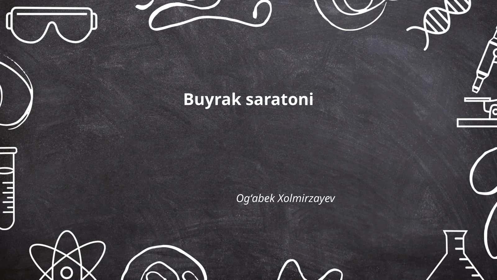 Buyrak saratoni 1