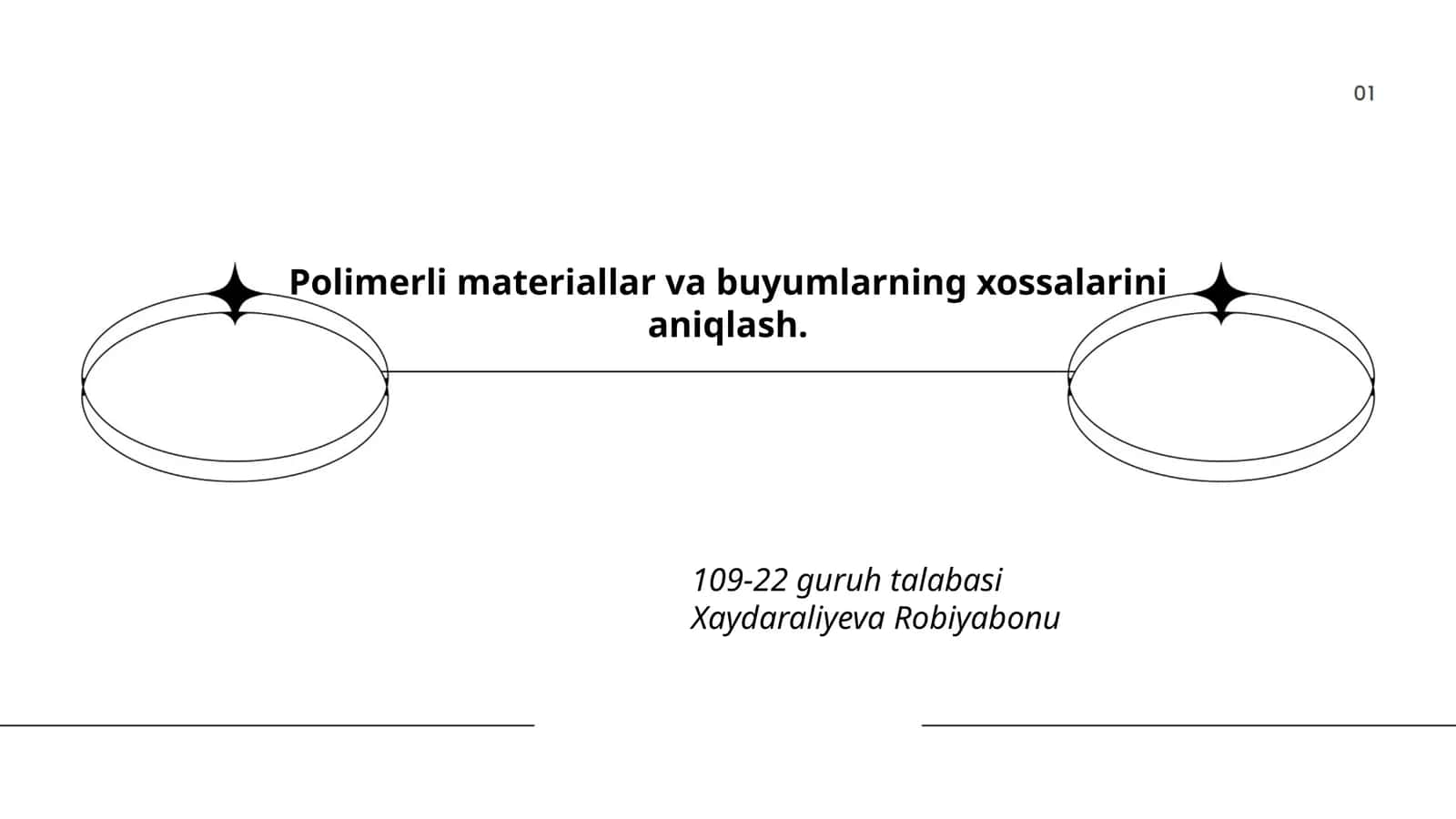 Polimerli materiallar va buyumlarning xossalarini aniqlash 1