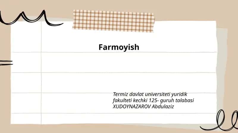 Farmoyish 1