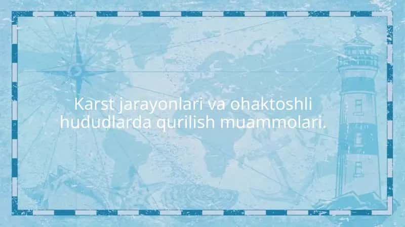 Karstjarayonlarivaohaktoshlihududlardaqurilishmuammolari 1
