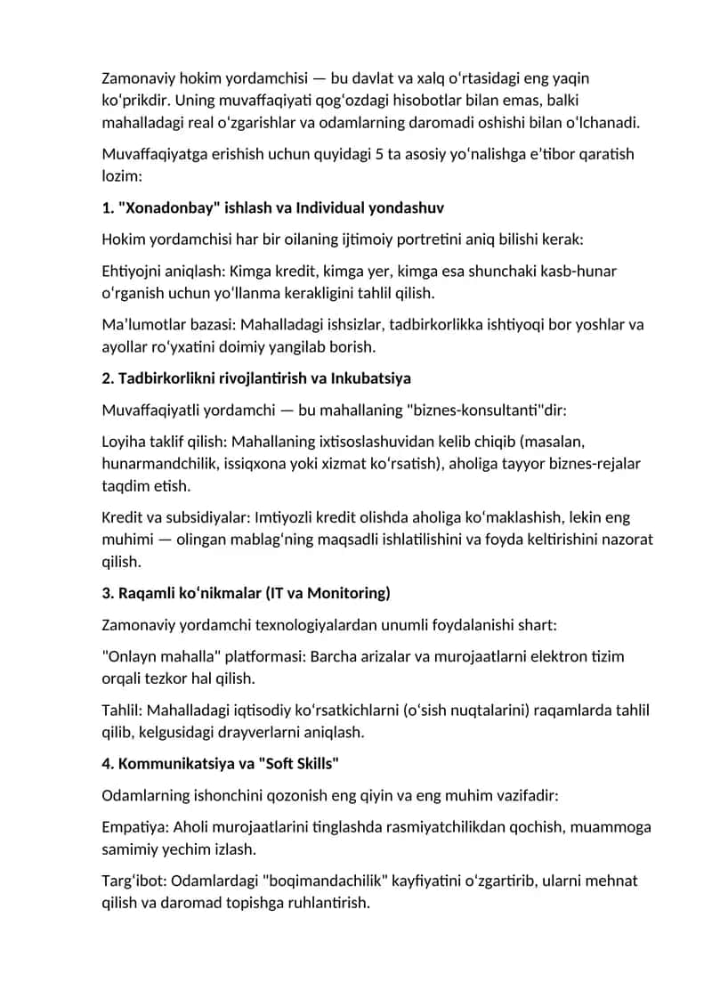 Zamonaviy hokim yordamchisi 1